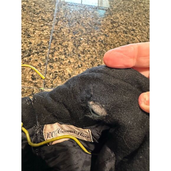 Vintage camel hair dress - Picture 7 of 7